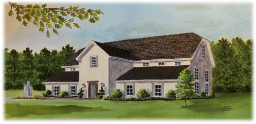 Rendering of White Fox Cottage venue